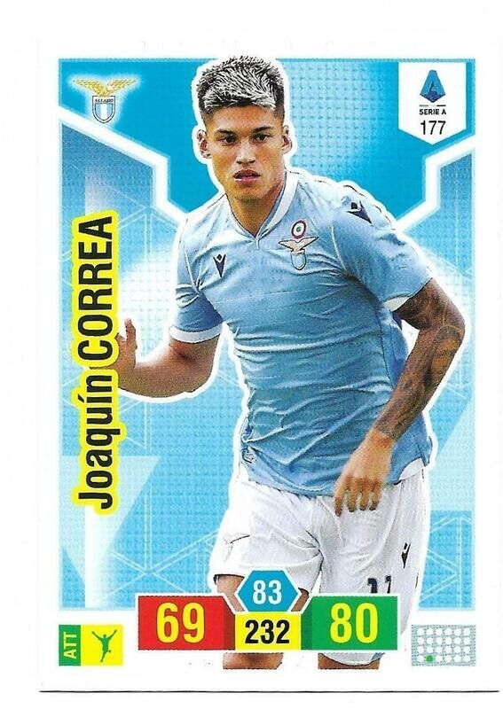 Trading card Adrenalyne 2019-20 - N°177 Joaquin Correa  Lazio
