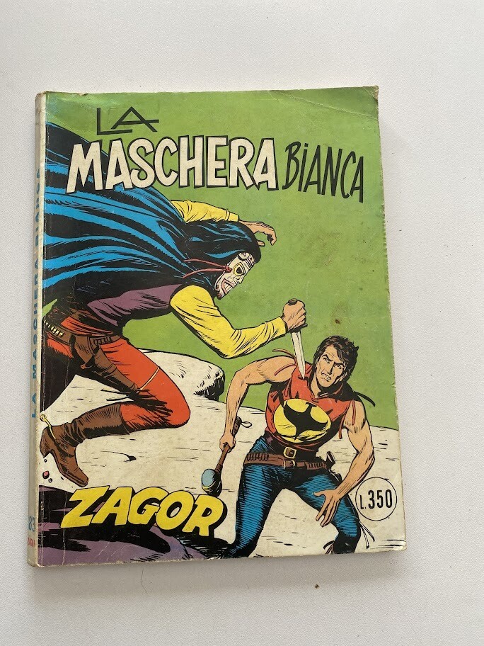 ZAGOR (SCRITTA ROSSA  N.83) - La maschera bianca