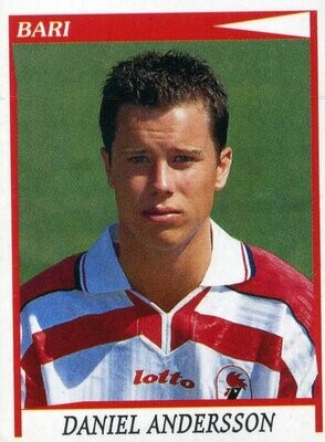 Figurina-Calciatori Panini 1998-99 - Sticker 11 Daniel Andersson- Nuova Figurina-Calciatori Panini 1998-99 - Sticker 11 Daniel Andersson- Nuova