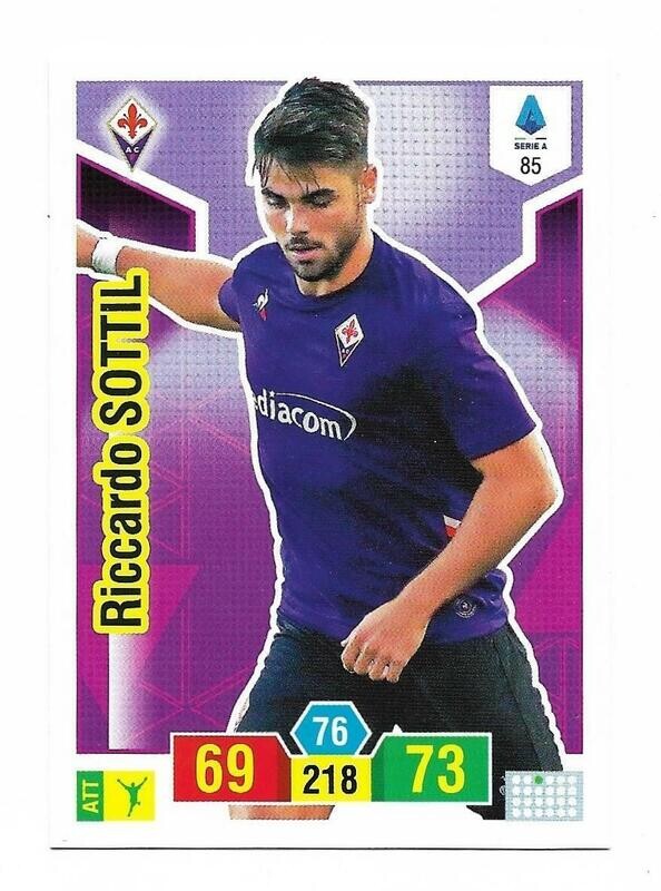 Trading card Adrenalyne 2019-20 - N°85 Riccardo Sottil  Fiorentina