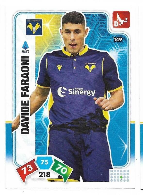 Trading card Adrenalyne 2020-21 - N°149 Davide Faraoni  Verona