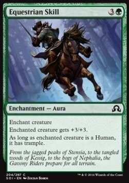 Carta MTG-Abilità Equestre-Ombre su Innistrad-Near Mint-C-Italiano