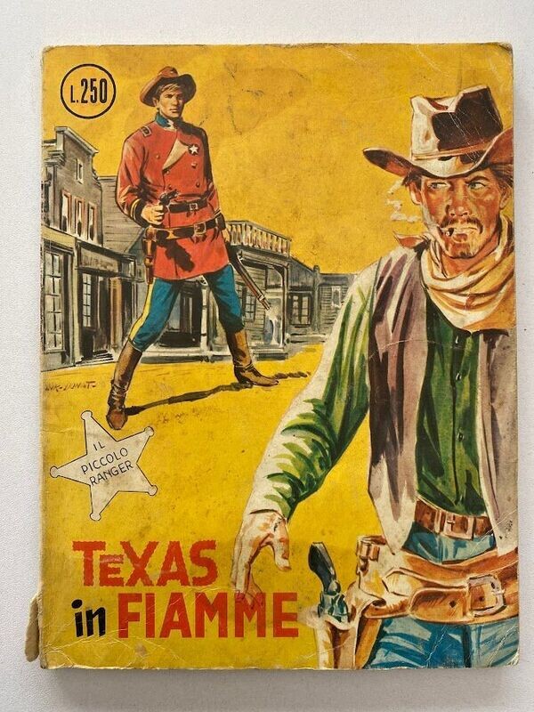 COLLANA COW-BOY - IL PICCOLO RANGER N.120 -TEXAS IN FIAMME ED. BONELLI