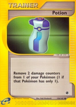Carta pokemon Pozione (EX 156)-Expedition-C - lingua EN-condizione GD