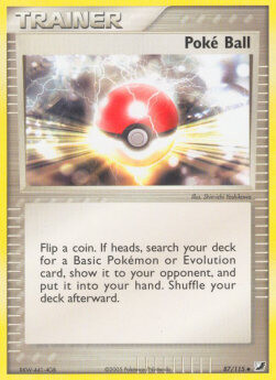 Carta pokemon Poké Ball (UF 87)-EX Forze Segrete-U - lingua ITA-condizione EX