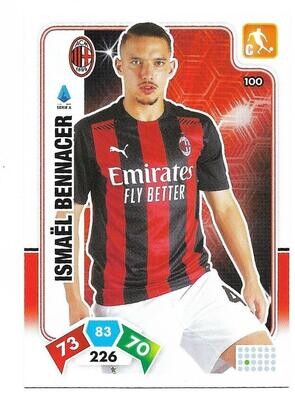 Trading card Adrenalyne 2020-21 - N°100 Ismael Bennnacer Milan