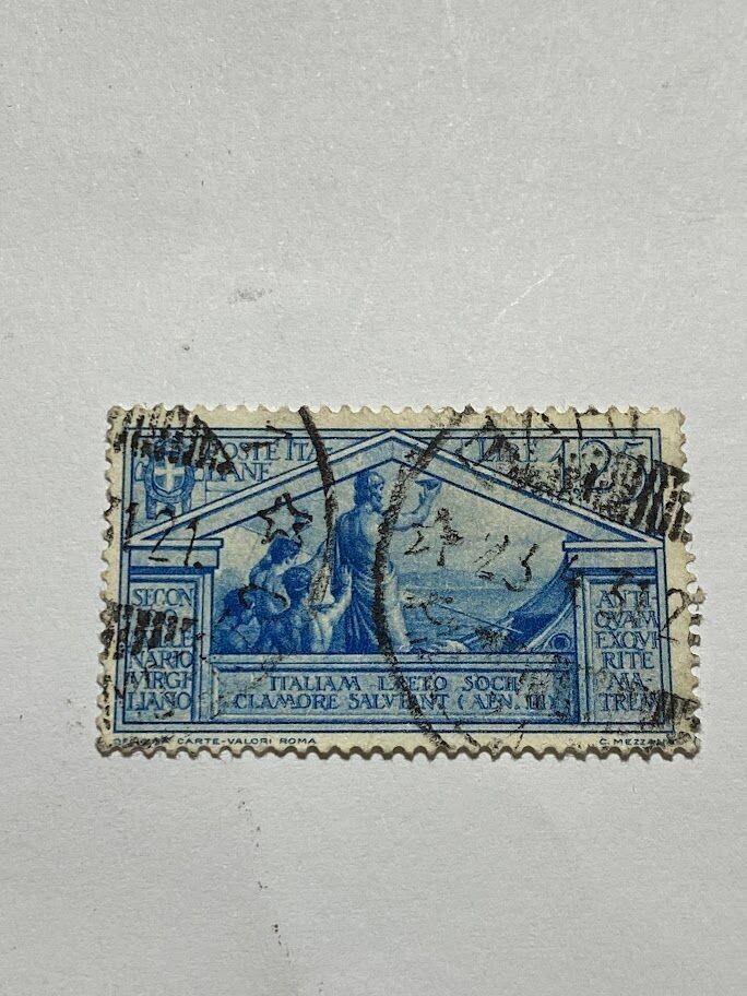 Francobollo - Regno Italia - Anchises in view of Italy - 1,25 L. - 1930 - Usato