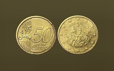 Moneta San Marino - 50 Centesimi di Euro 2015-G - D (discreta)