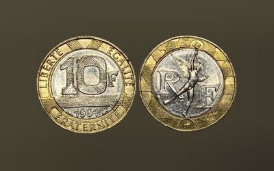 Moneta Francia - Francia 10 franchi, 1991-G - D (discreta)