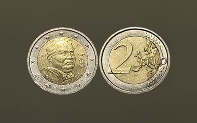 Moneta Italia - 2 Euro Giovanni Pascoli, 2012-G - D (discreta)