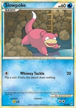 Carta pokemon Slowpoke (CL 70)-Richiamo delle Leggende-C - lingua ITA-condizione EX