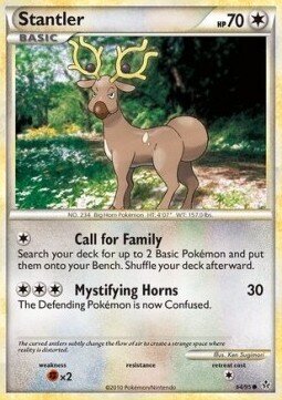 Carta pokemon Stantler (UL 64)-Forze Scatenate-C - lingua ITA-condizione EX