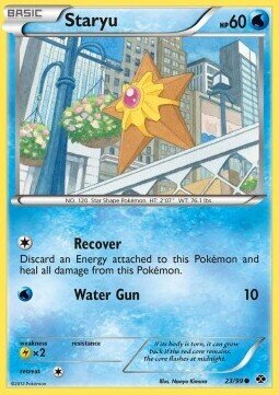 Carta pokemon Staryu (NXD 23)-Destini Futuri-C - lingua ITA-condizione EX