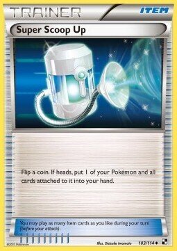 Carta pokemon Super Recupero (BLW 103)-Nero e Bianco-U - lingua ITA-condizione NM