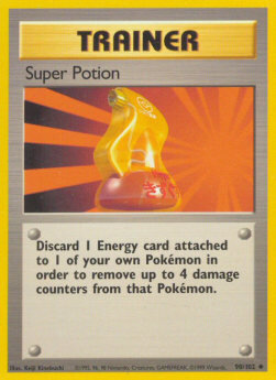 Carta pokemon Superpozione (BS 90)-Set Base-U - lingua ITA-condizione EX