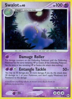 Carta pokemon Swalot Lv.40 (AR 9)-Arceus-Holo Rare - lingua ITA-condizione PO