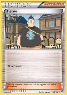Carta pokemon Tierno (BKP 112)-Turbocrash-U - lingua ITA-condizione EX