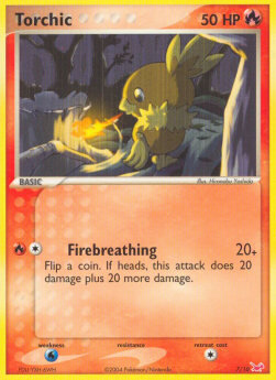 Carta pokemon Torchic (Braciere)TK1 Latias-7-EX Trainer Kit-C - lingua ITA-condizione EX