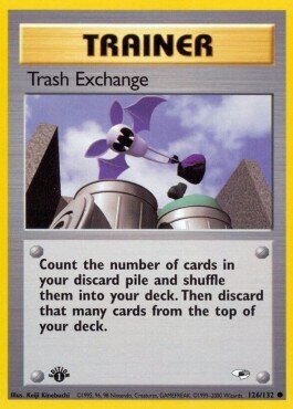 Carta pokemon Trash Exchange (GH 126)-Gym Heroes-C - lingua EN-condizione EX