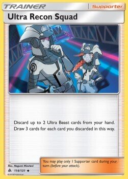 Carta pokemon Ultrapattuglia (FLI 114)-Forbidden Light-U - lingua ITA-condizione EX