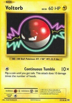 Carta pokemon Voltorb (EVO 39)-Evoluzioni-C - lingua ITA-condizione NM