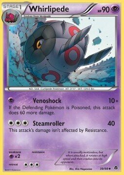 Carta pokemon Whirlipede (EPO 39)-Nuove Forze-U - lingua ITA-condizione EX