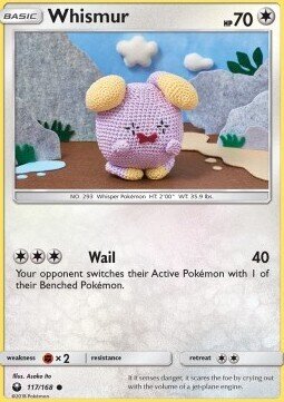Carta pokemon Whismur (CES 117)-Celestial Storm-C - lingua ITA-condizione NM