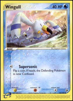 Carta pokemon Wingull (SS 84)-EX Tempesta di Sabbia-C - lingua ITA-condizione GD