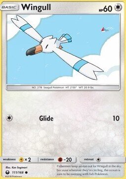 Carta pokemon Wingull (CES 111)-Celestial Storm-C - lingua ITA-condizione NM