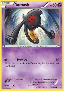Carta pokemon Yamask (NVI 44)-Vittorie Regali-C - lingua ITA-condizione EX