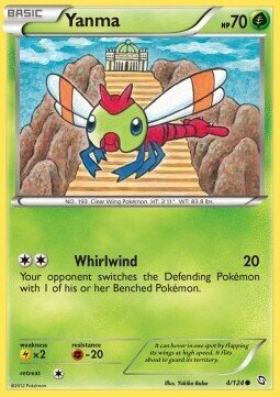 Carta pokemon Yanma (DRX 4)-Stirpe dei Draghi-C - lingua ITA-condizione EX