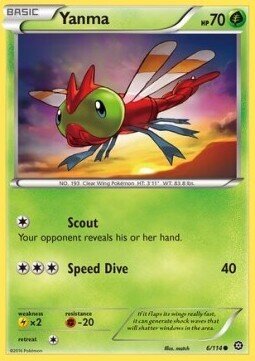 Carta pokemon Yanma (STS 6)-Steam Siege-C - lingua ITA-condizione NM