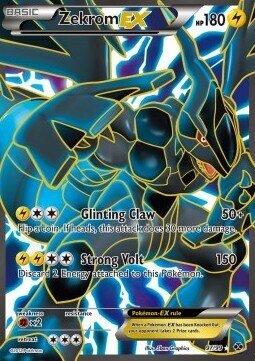 Carta pokemon Zekrom EX (NXD 97)-Destini Futuri-UR - lingua ITA-condizione EX