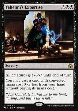 Carta MTG-Competenza di Yahenni-Aether Revolt-ITA-NM-R