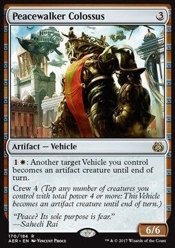 Carta MTG-Colosso Pacificatore-Aether Revolt-ITA-NM-R