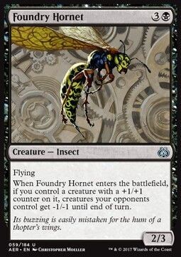 Carta MTG-Calabrone della Fonderia-Aether Revolt-ITA-NM-U