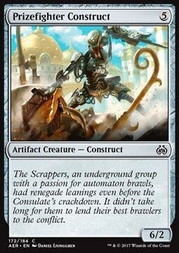Carta MTG-Costrutto da Combattimento-Aether Revolt-ITA-NM-C
