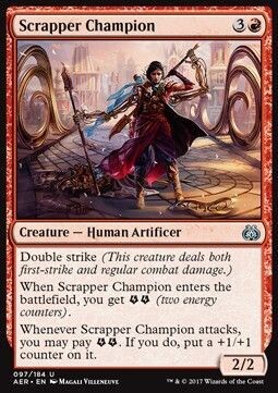 Carta MTG-Campionessa Rissosa-Aether Revolt-ITA-NM-U