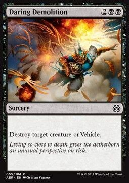 Carta MTG-Demolizione Audace-Aether Revolt-ITA-NM-C