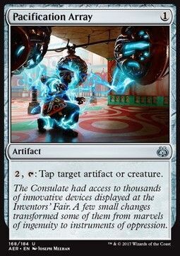 Carta MTG-Dispositivo di Pacificazione-Aether Revolt-ITA-NM-U
