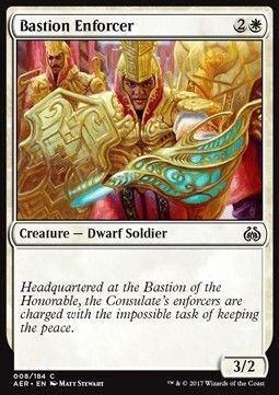 Carta MTG-Esecutrice del Baluardo-Aether Revolt-ITA-NM-C