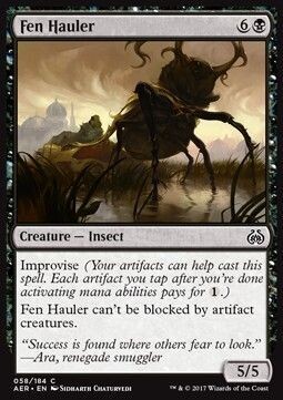 Carta MTG-Trascinatore di Palude-Aether Revolt-ITA-NM-C-