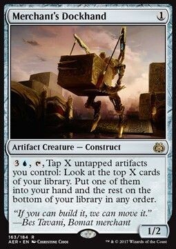 Carta MTG-Portuale del Mercante-Aether Revolt-ITA-NM-R-