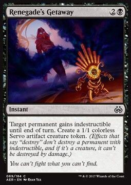 Carta MTG-Fuga dei Rinnegati-Aether Revolt-ITA-NM-C
