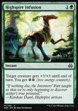Carta MTG-Infusione di Altaguglia-Aether Revolt-ITA-NM-C-