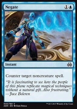 Carta MTG-Negare-Aether Revolt-ITA-NM-C-