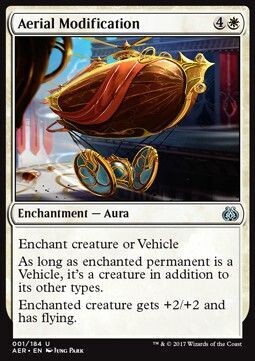 Carta MTG-Modifica Aerea-Aether Revolt-ITA-NM-U-