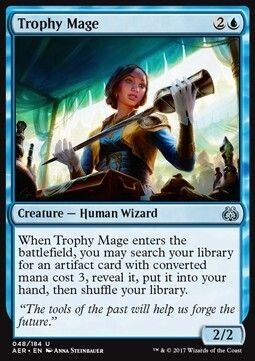 Carta MTG-Maga dei Trofei-Aether Revolt-ITA-NM-U-