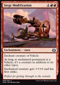 Carta MTG-Modifica da Assedio-Aether Revolt-ITA-NM-U-