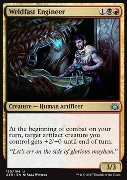 Carta MTG-Ingegnere della Saldapoli-Aether Revolt-ITA-NM-U-